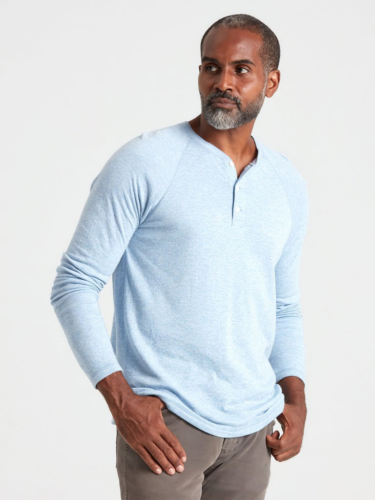 Cloud Long-Sleeve Henley | Faherty