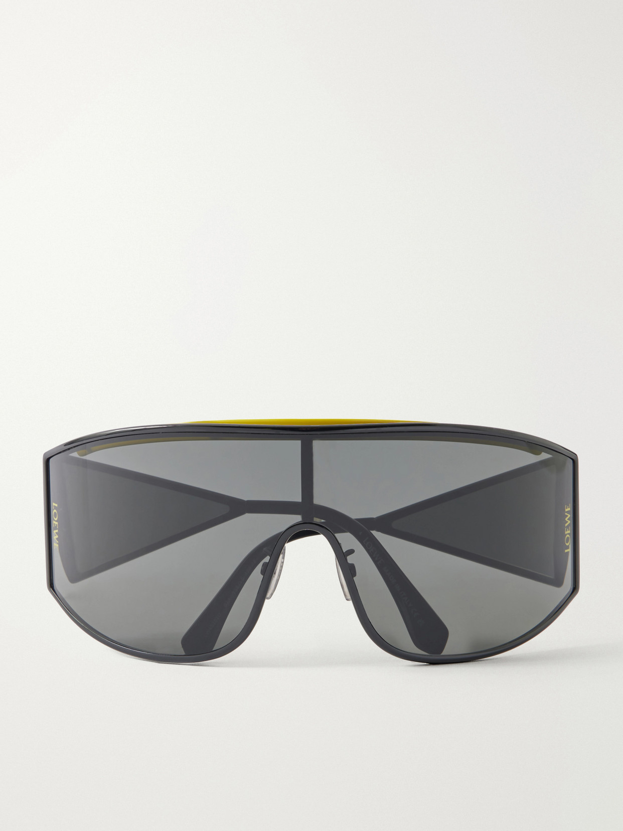 Loewe - Mask-frame Metal Sunglasses - Gray | NET-A-PORTER (UK & EU)