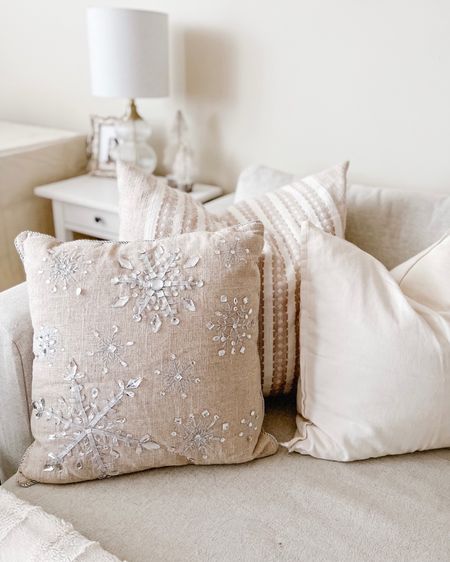 Cozy & festive pillows to use through the winter season!

#LTKhome #LTKstyletip #LTKSeasonal