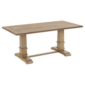 Crosley Joanna Modern Farmhouse Dining Table in Rustic Brown | Cymax