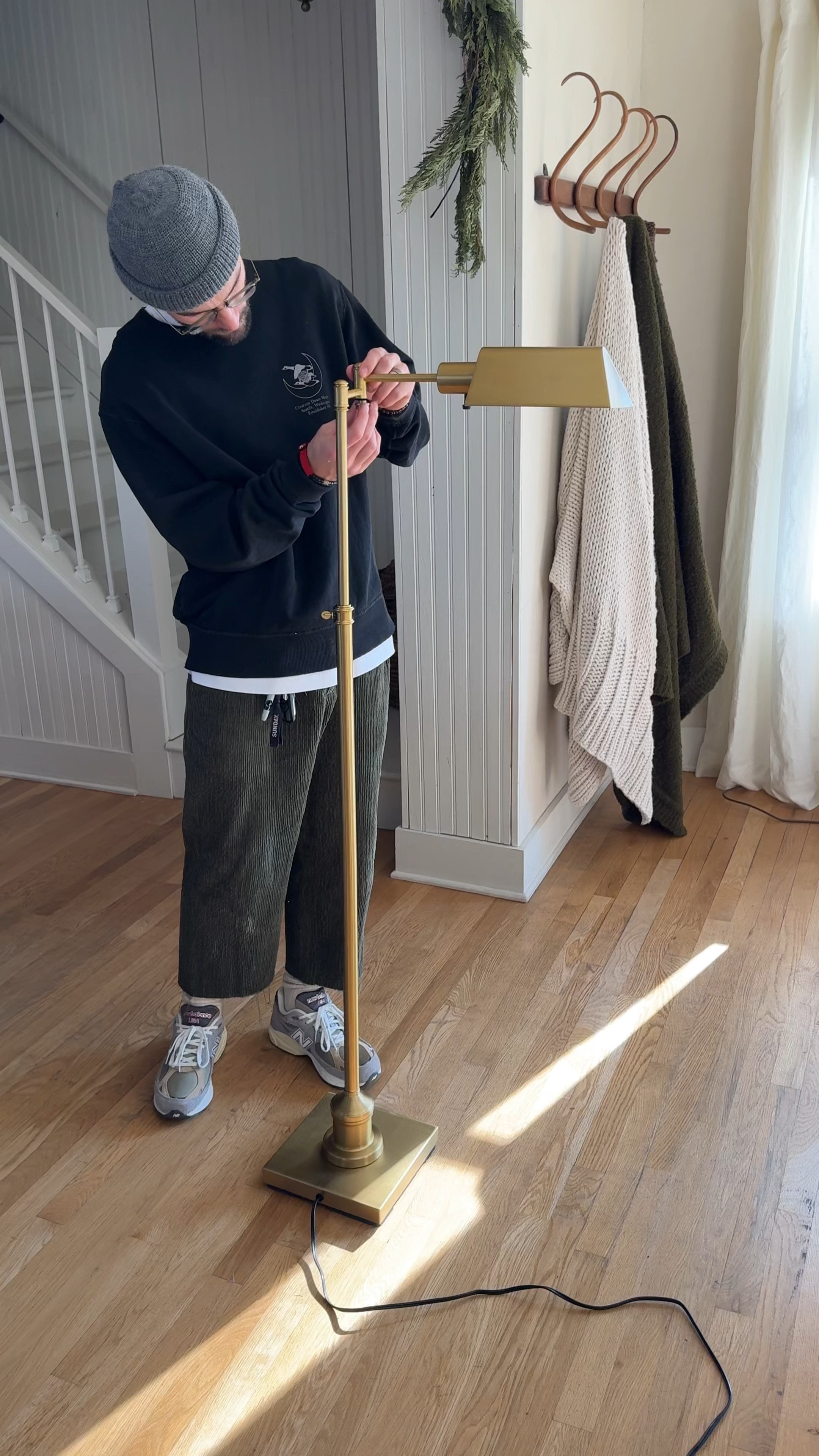 Love this brass lamp Shawn found at Walmart!! Great quality & price 💡 

#LTKhome #LTKVideo