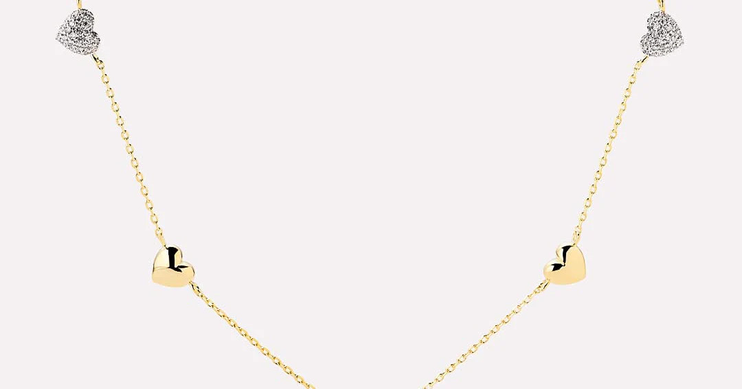 Lev Mini Pave Station Necklace | Ana Luisa