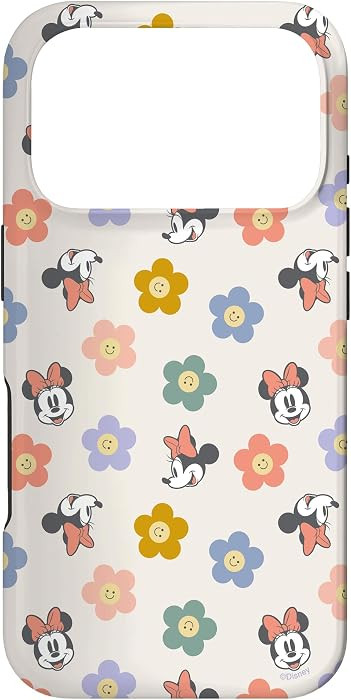 Disney Minnie Mouse Springtime Flowers and Happy Smiles Case for iPhone 17 Pro | Amazon (US)