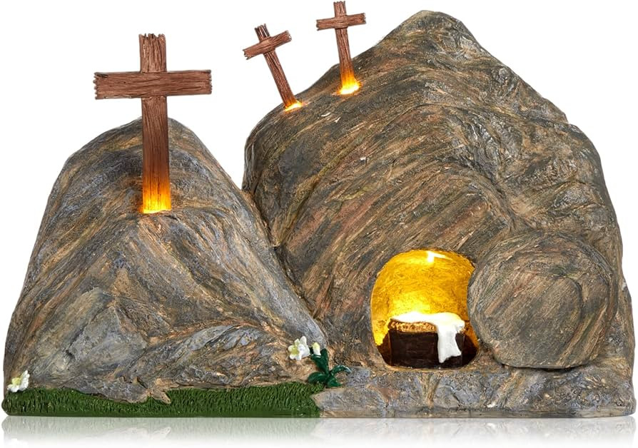 RattanView Lighted Easter Empty Tomb Resurrection Scene Kit Christian Decor for Home Empty Tomb E... | Amazon (US)