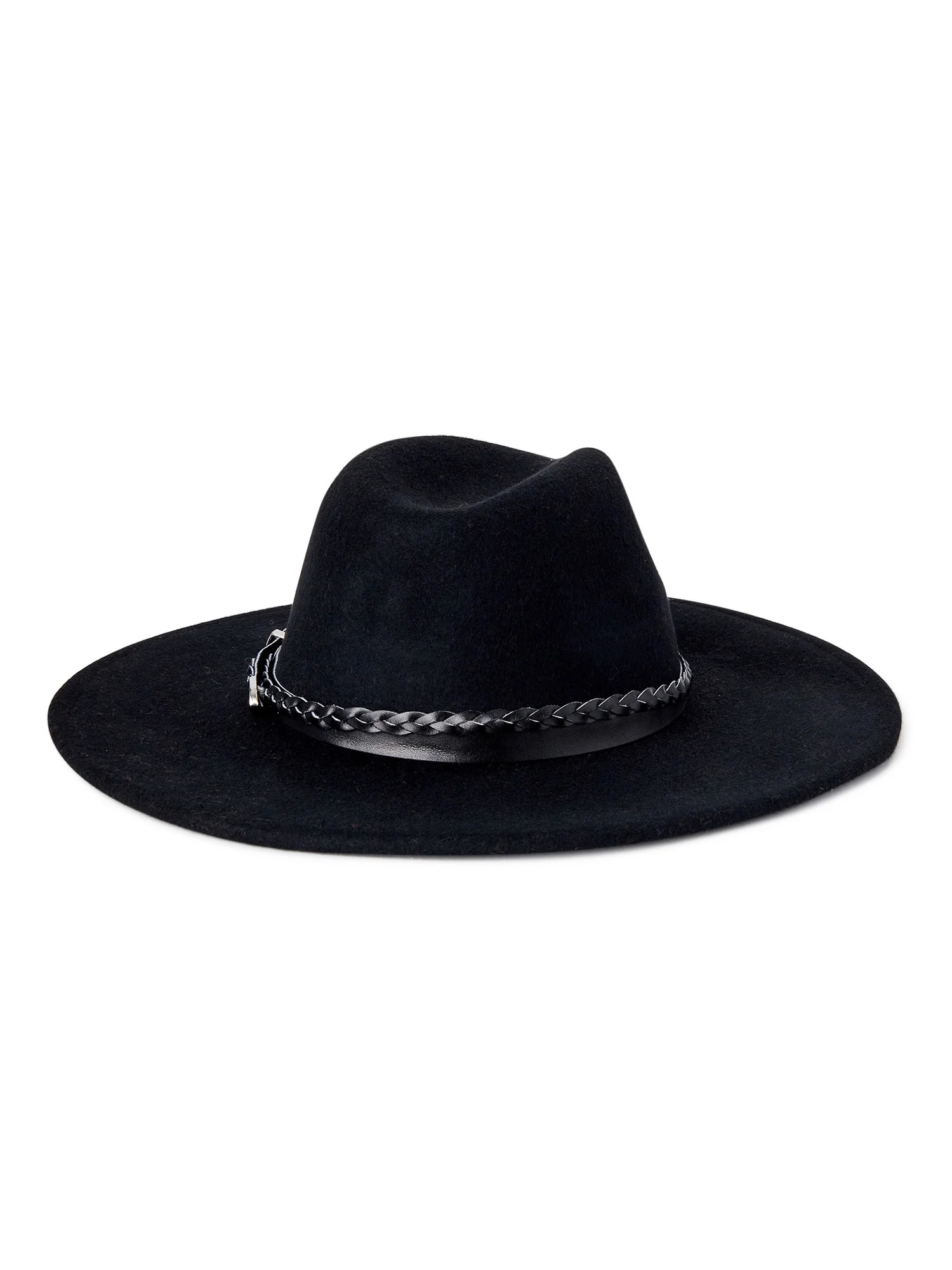 Scoop Women's Braided Buckle Fedora Hat - Walmart.com | Walmart (US)