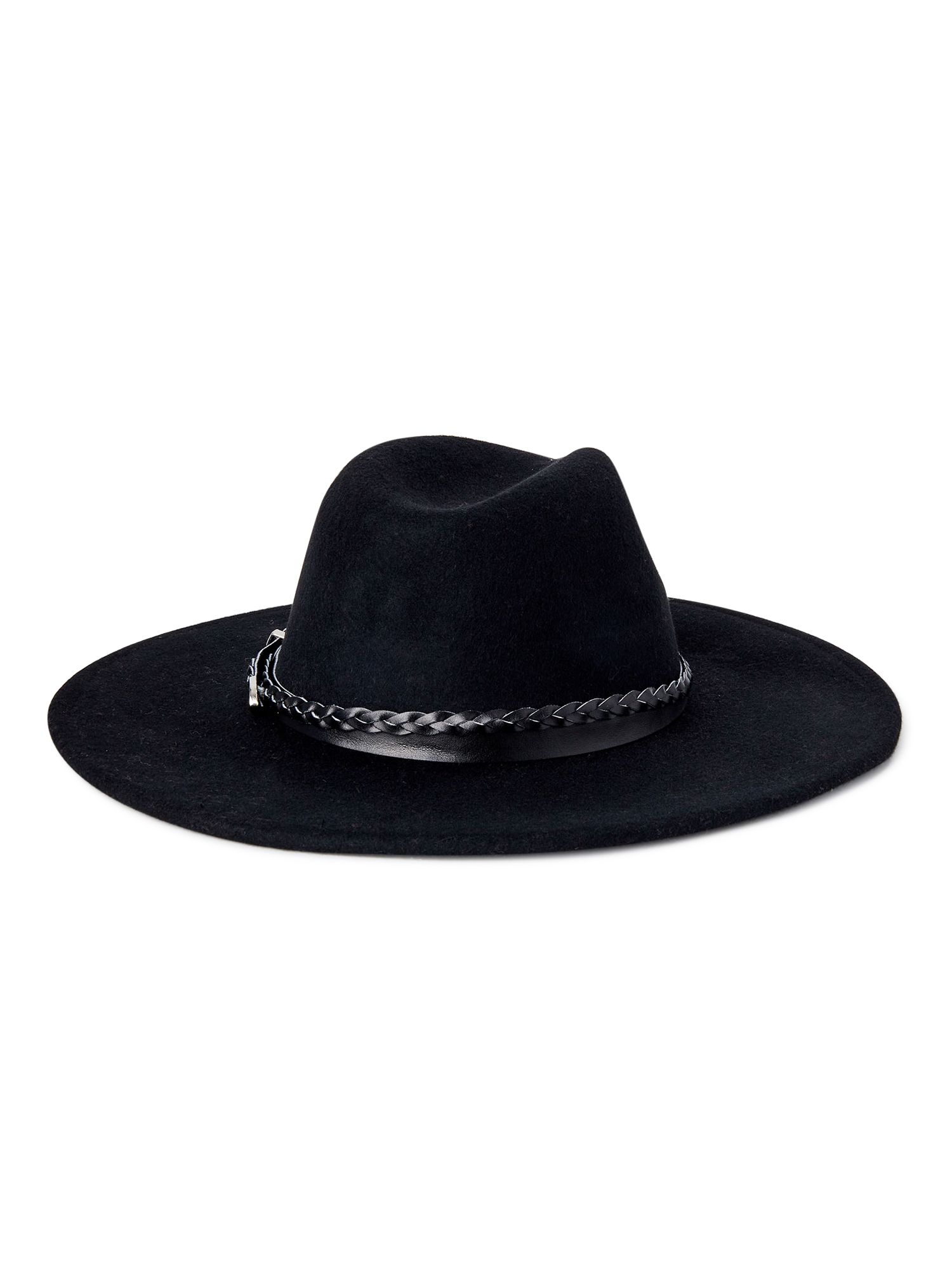 Scoop Women's Braided Buckle Fedora Hat - Walmart.com | Walmart (US)