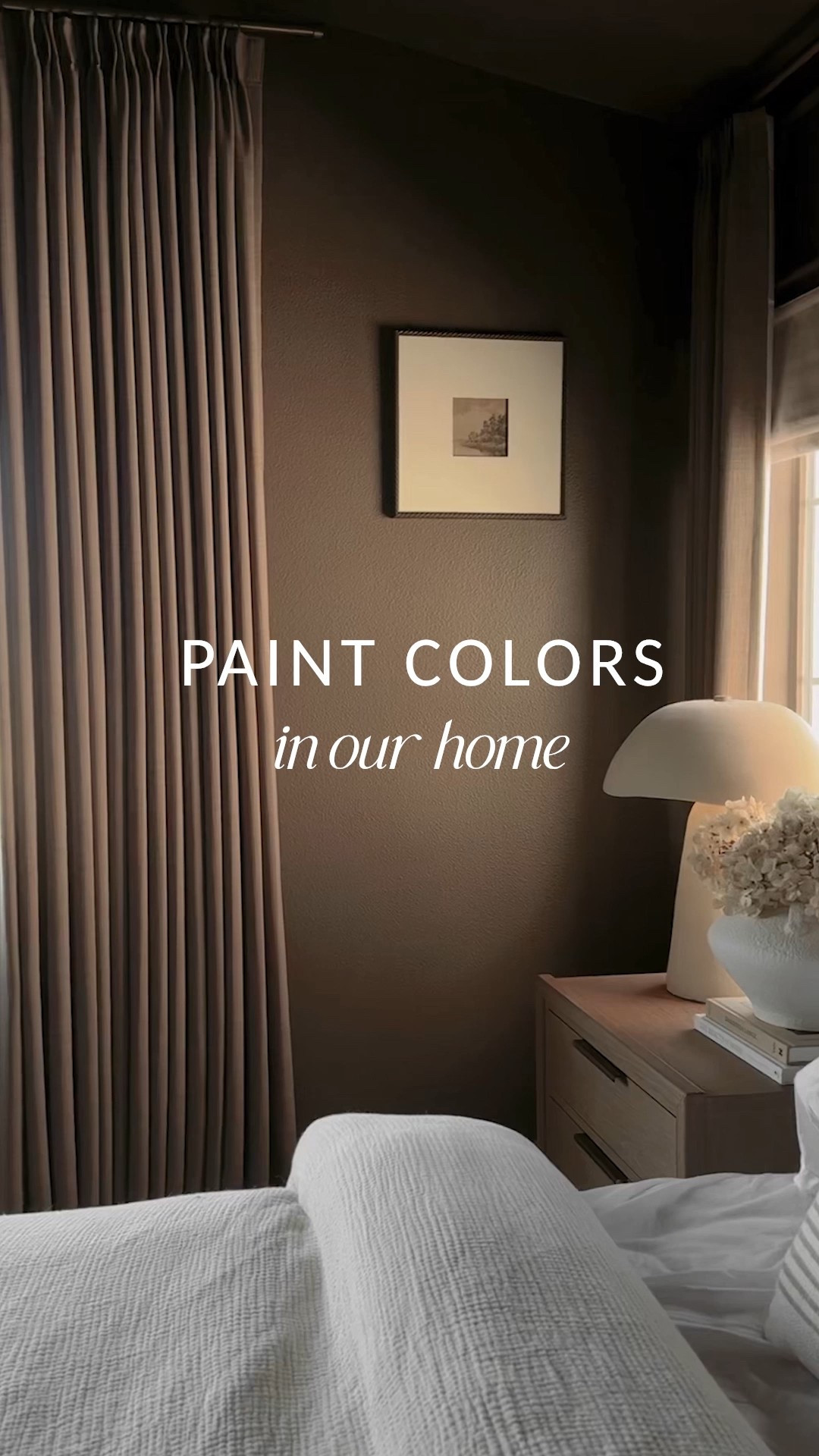 The most asked question: what paint color is that? 🤎 