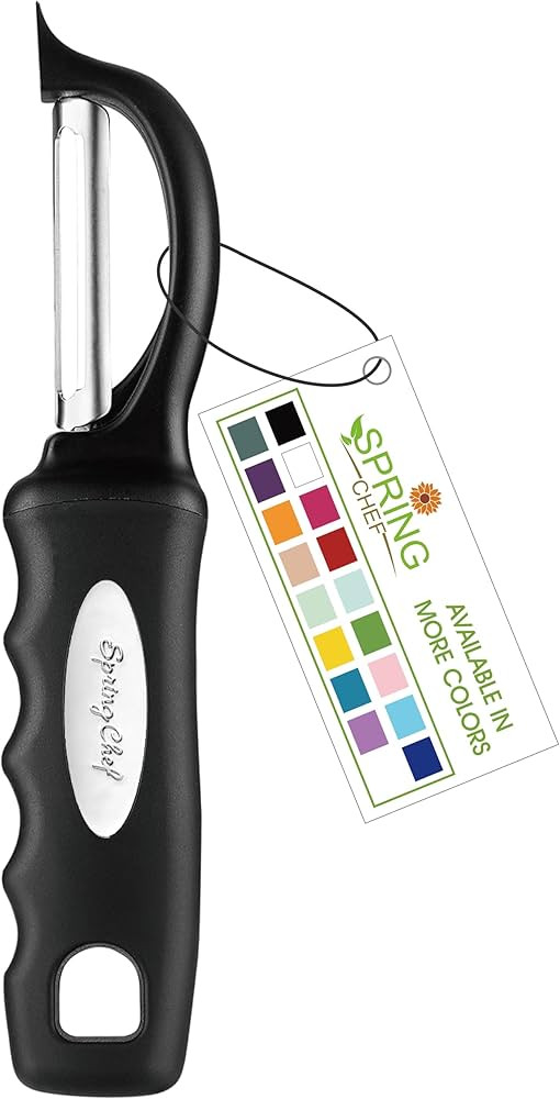 Spring Chef Premium Swivel Vegetable Peeler, Soft Grip Handle and Ultra Sharp Stainless Steel Bla... | Amazon (US)