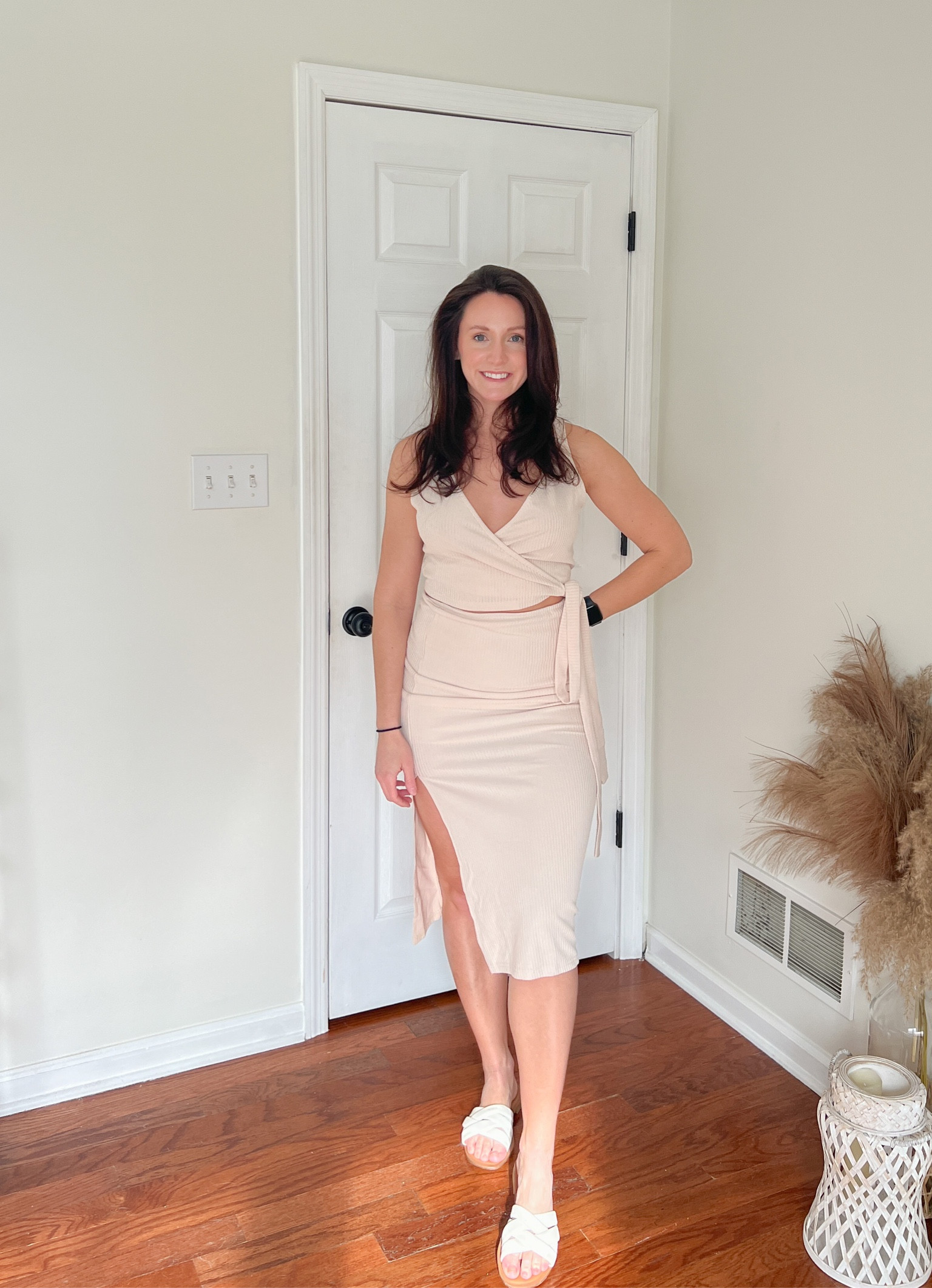 Two piece set, SHEIN, skirt set, crop top, white sandals, looks for less, work outfit, Valentine’s Day outfit,  bridal outfit, summer outfit, vacation outfit, beach outfit, cream two piece set, #LTKFind #competition 

#LTKunder50 #LTKstyletip #LTKFind