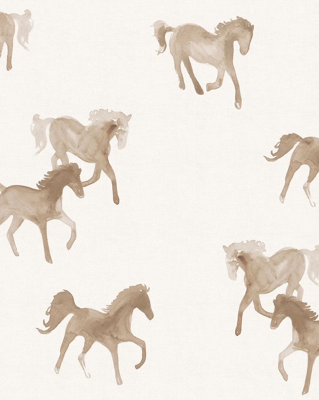 Watercolor Horses Wallpaper | McGee & Co.