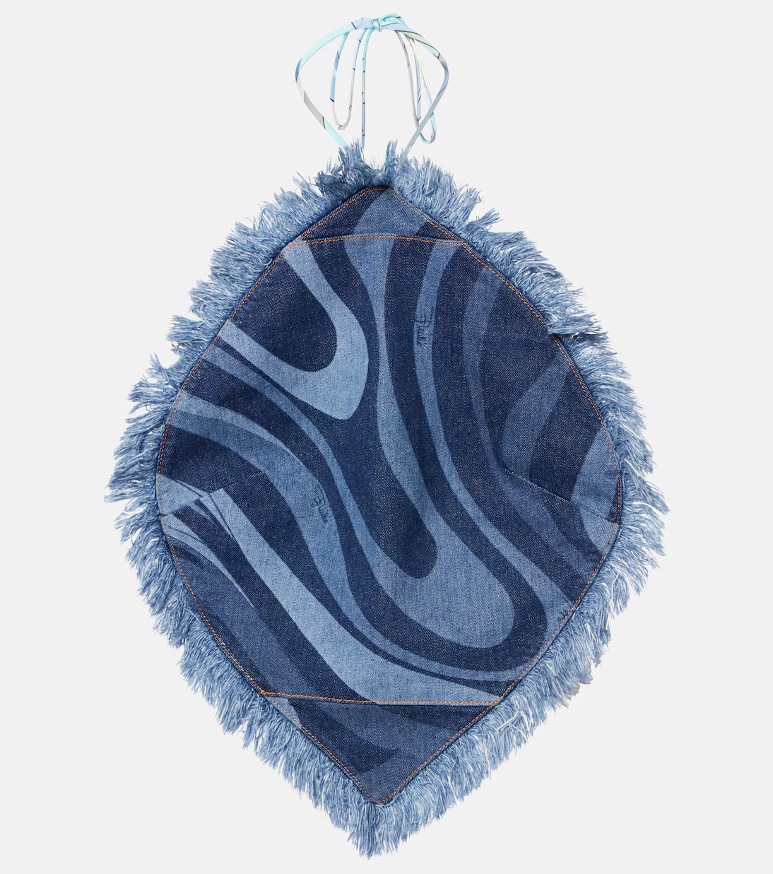 Marmo halterneck denim top | Mytheresa (US/CA)