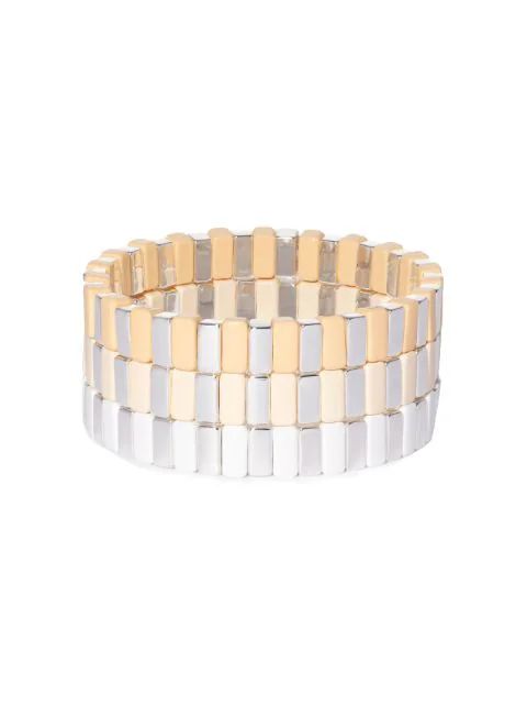 Crème Fraiche set of three bracelets | Farfetch (US)