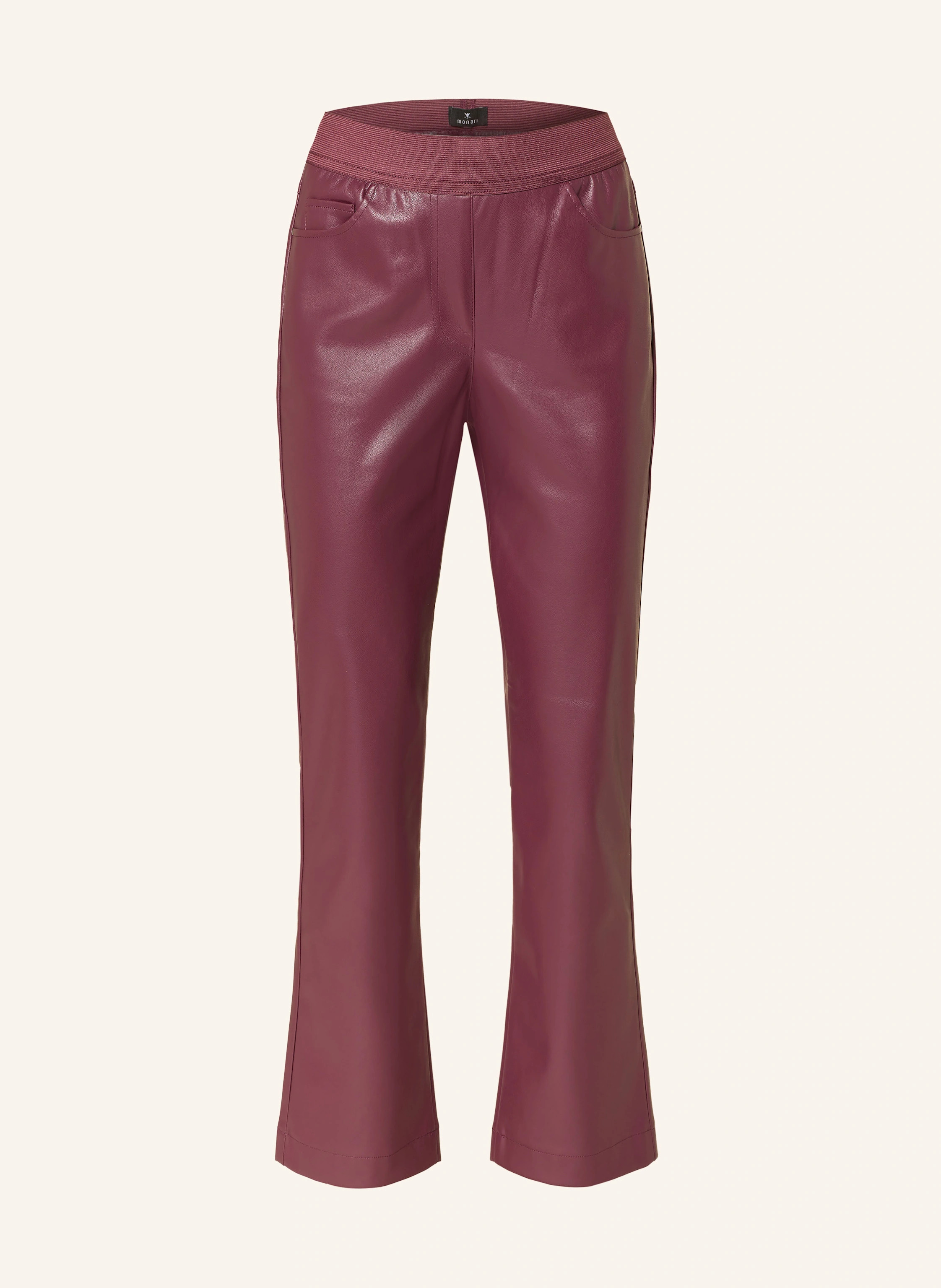 monari Hose in Lederoptik in dunkelrot | Breuninger (DACH)