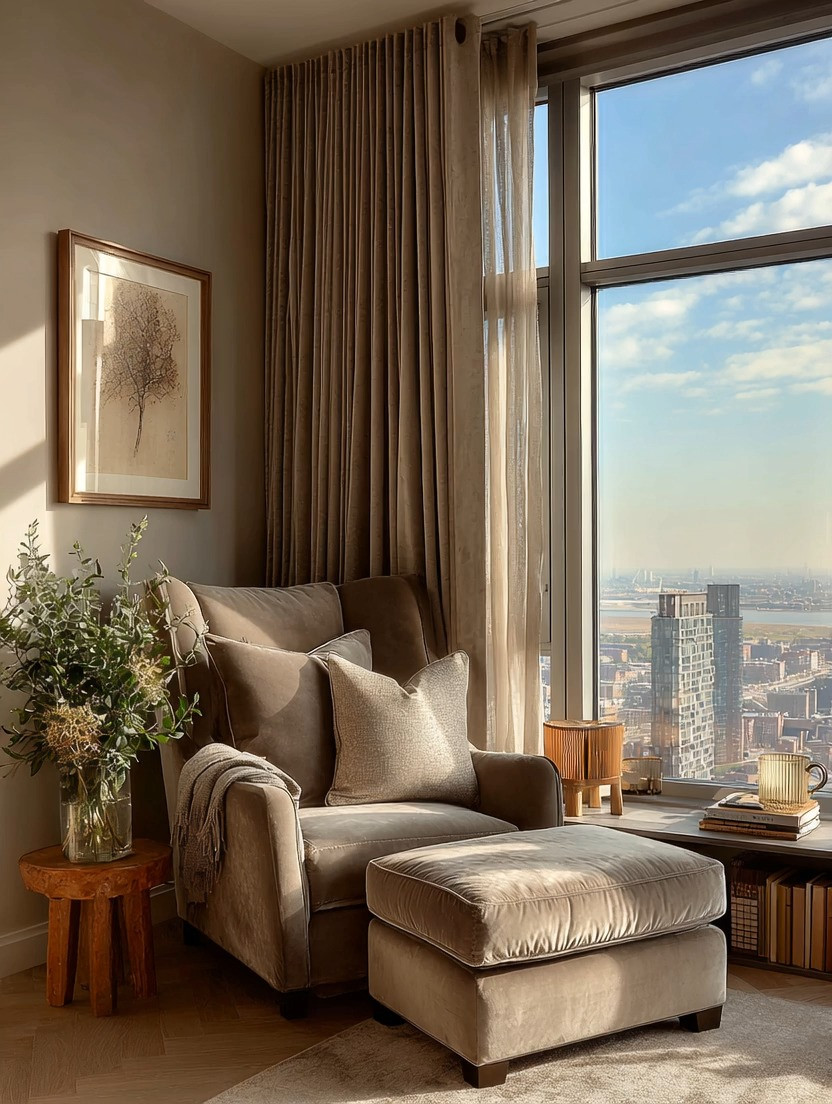 Sometimes the upgrade your space needs… is vertical.

Enter floor-length curtains.

One of the simplest ways to instantly make a room feel:

• Taller
• Softer
• More put together

Whether you prefer:

• Light, airy sheers for that effortless glow
• Or rich velvet drapes for a more grounded, luxurious feel

Both work — it just depends on the mood you want to create.

Color makes all the difference:

• Soft neutrals like taupe, sand, sage for a calm, timeless look
• Or deeper tones like navy, teal, burgundy for a bold, dramatic statement

And here’s the quiet design trick:

Hang them high and wide —
and suddenly your windows (and your entire room) feel bigger.

Minimal effort. Maximum impact.

Because sometimes elegance is just… choosing the right length.

Shop our curated edit of floor-length curtains: link below.

#Curtains
#HomeDecorIdeas
#InteriorStyling
#LivingRoomDesign
#ElegantLiving
#WindowStyling 

 #LTKHome
