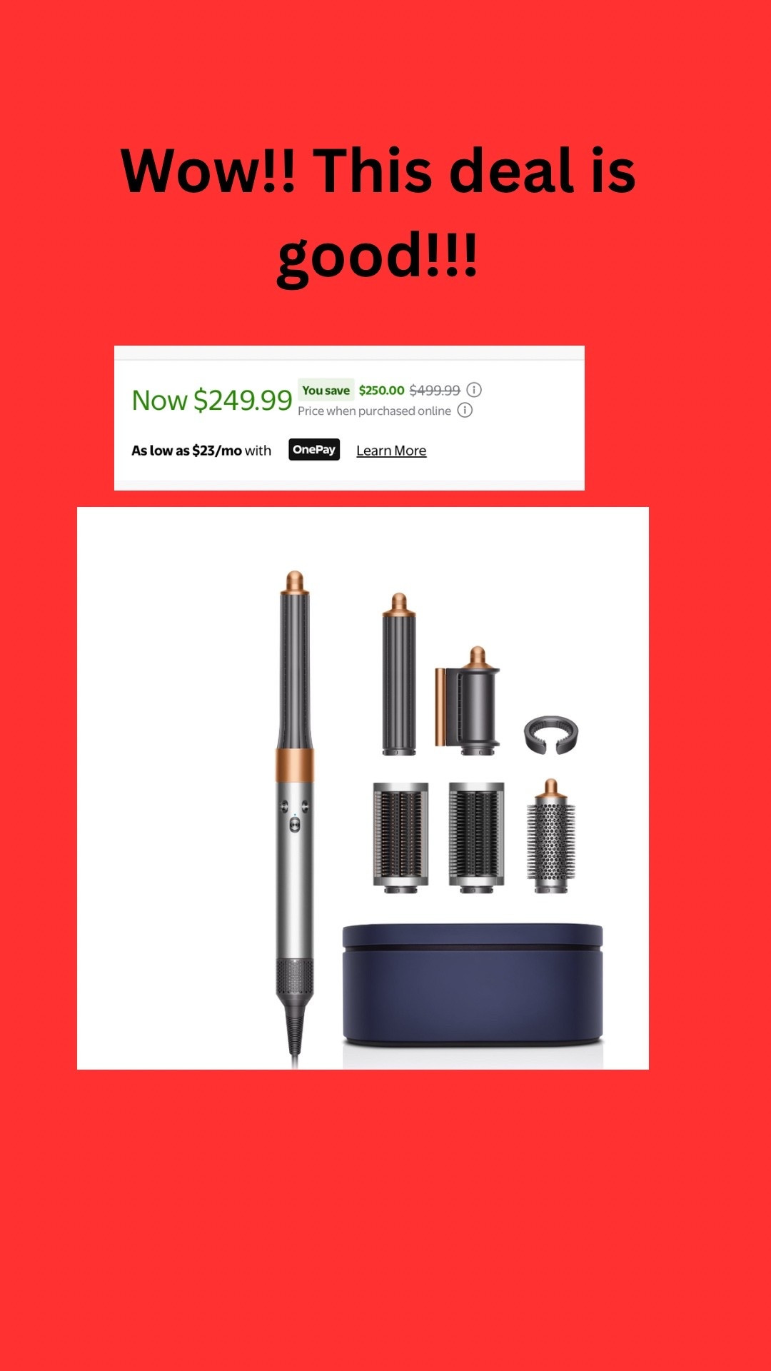 Walmart Black Friday!! Dyson airwrap 

#LTKCyberWeek #LTKGiftGuide #LTKHoliday