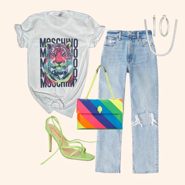 Tiger Eye Tee Shirt ( Vintage Feel ) | Sassy Queen