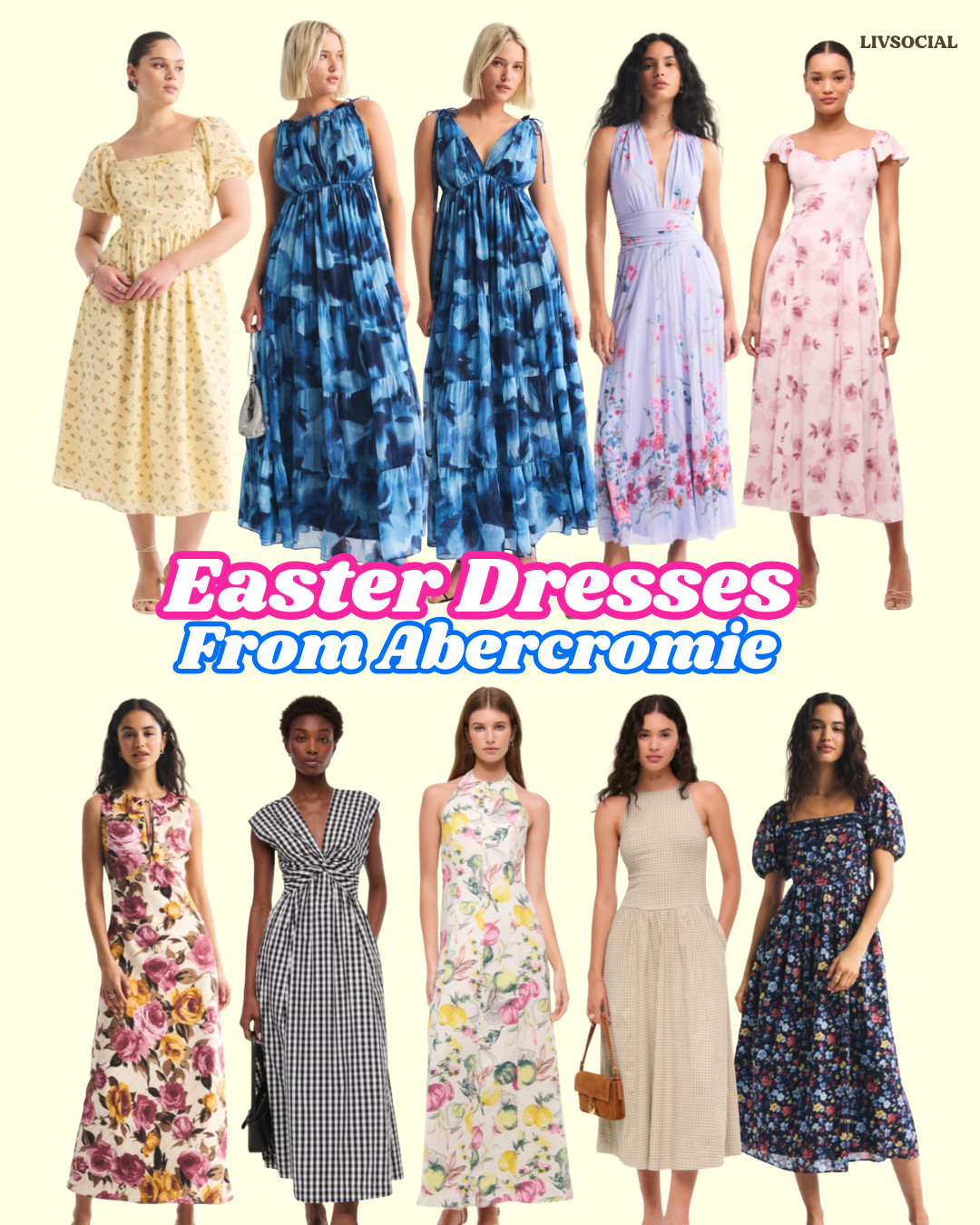 Easter Dresses from Abercrombie

#florals #easteroutfit #floraloutfit #floraldress #easterdress #springoutfit 

 #LTKSpringSale #LTKSeasonal