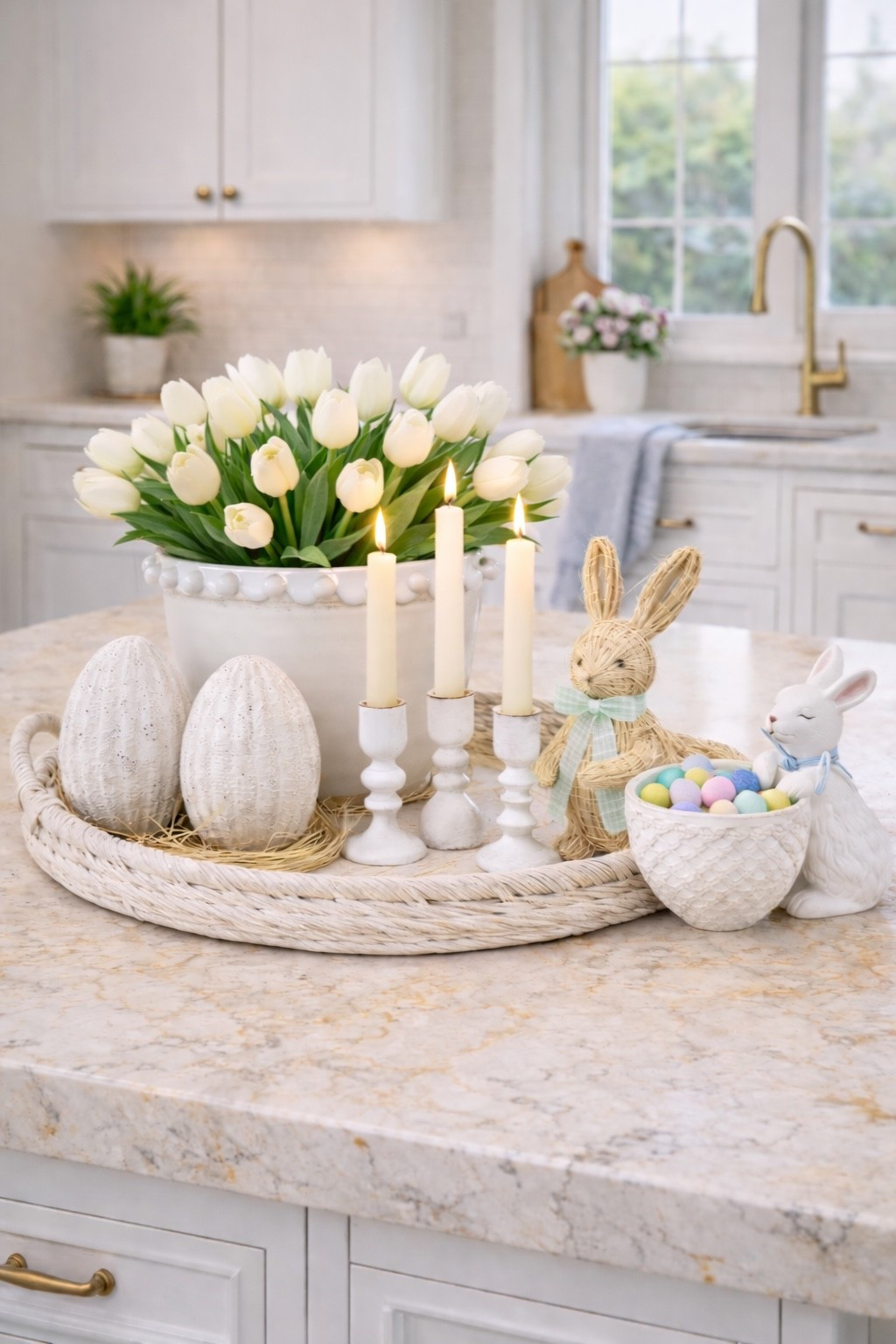 Loving this Easter kitchen island centerpiece for Spring! Everything is from Amazon! 

#LTKSeasonal #LTKHome