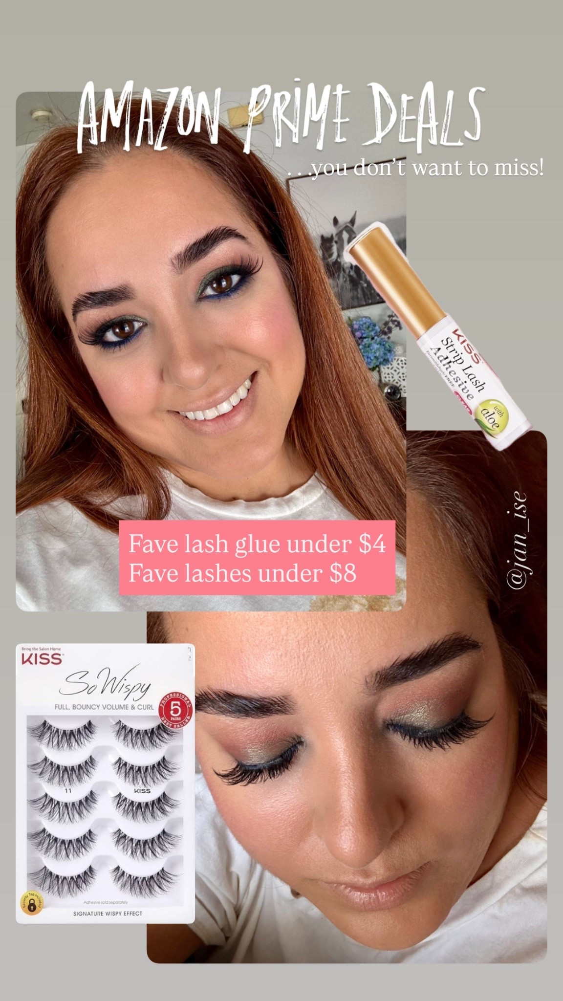 Amazon Prime Deals: I get so many compliments on my makeup everytime I wear these lashes! The glue dries clear & it does an amazing job at keeping the lashes in place. I highly recommend both!🙌

#LTKStyleTip #LTKBeauty #LTKSaleAlert