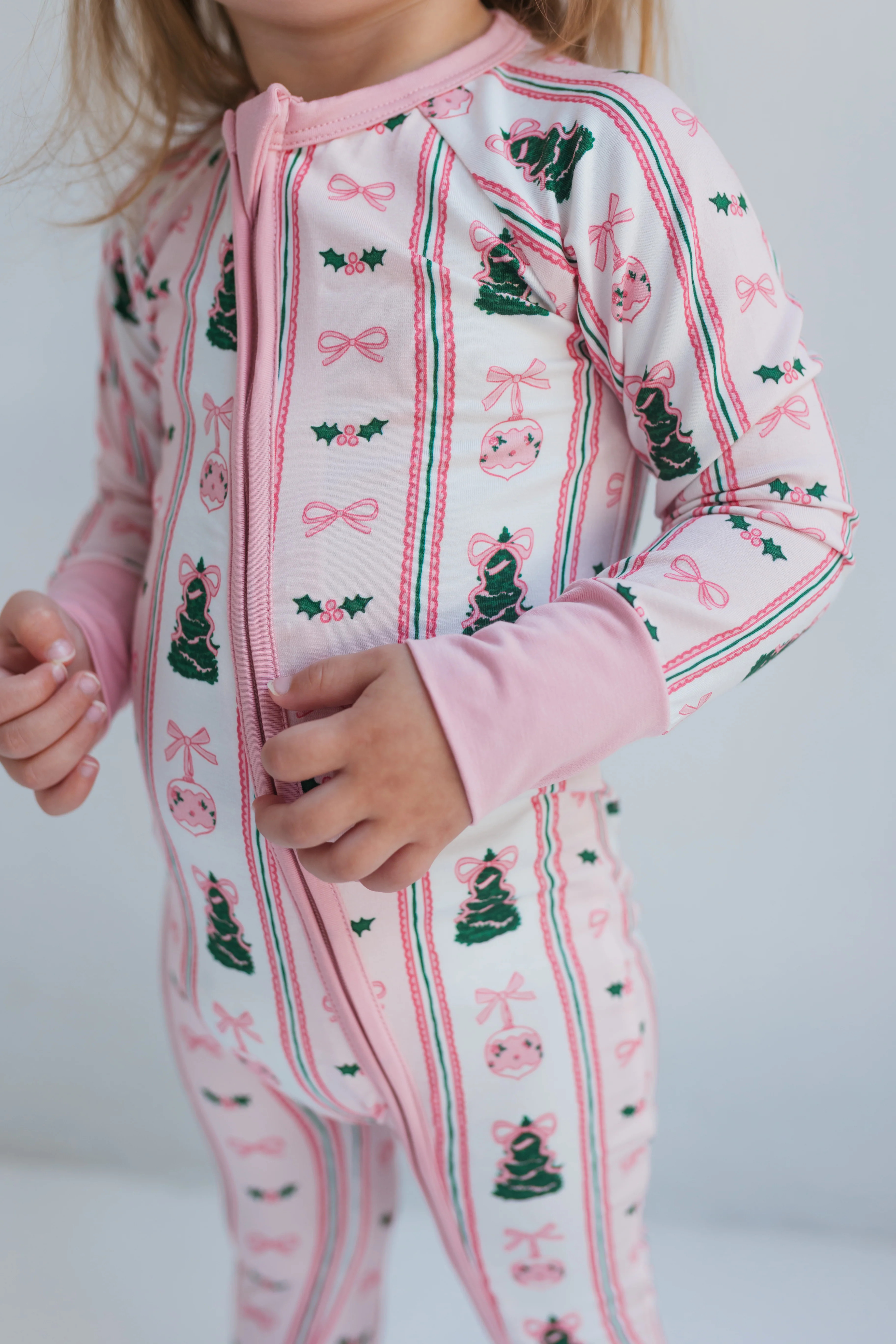 Pinkmas Zipper Romper | In My Jammers