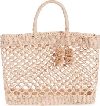 btb Los Angeles Sunday Morning Straw Tote | Nordstrom | Nordstrom