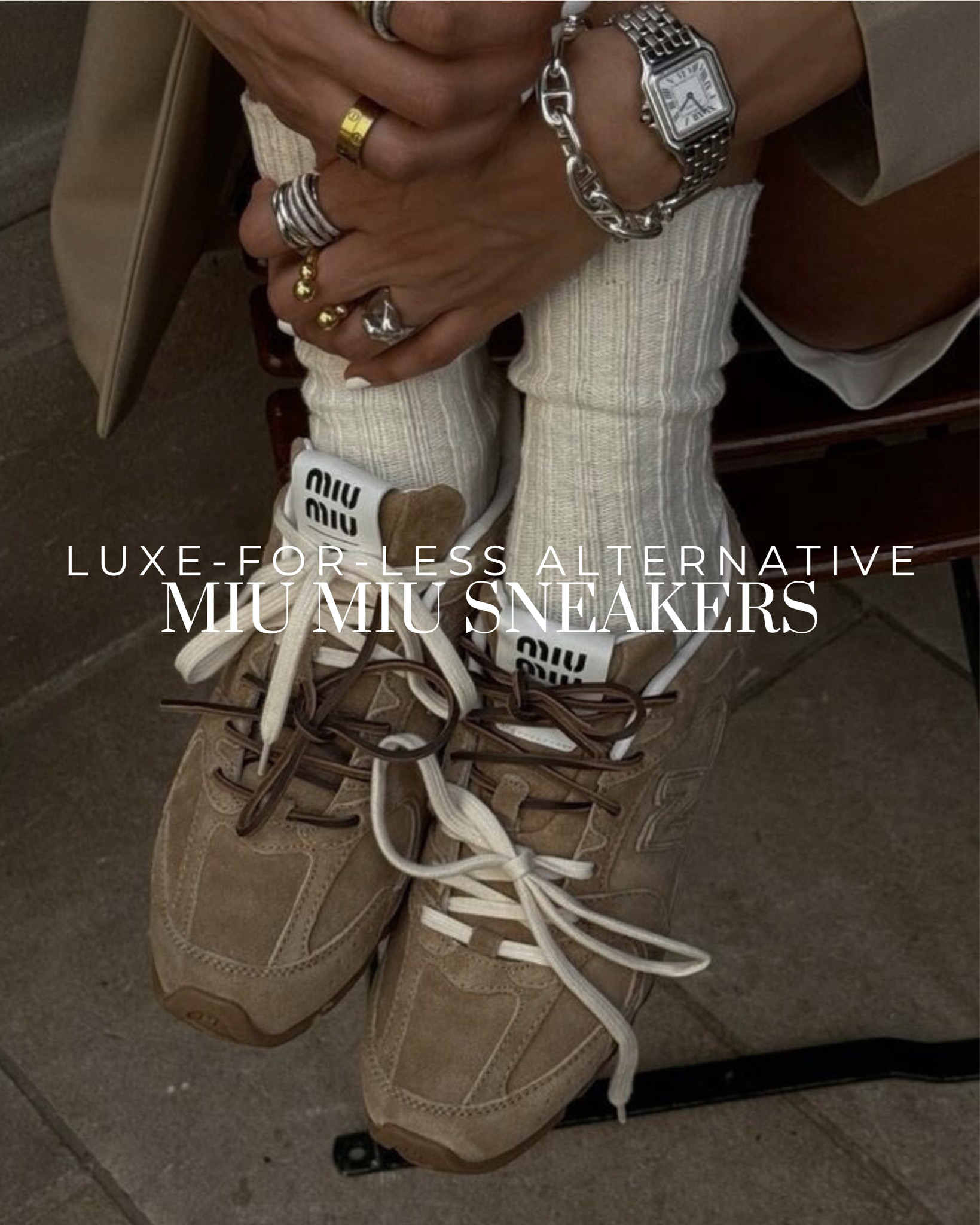 Some of the best luxe-for-less Miu Miu sneakers I have seen! 😍 

#LTKShoeCrush