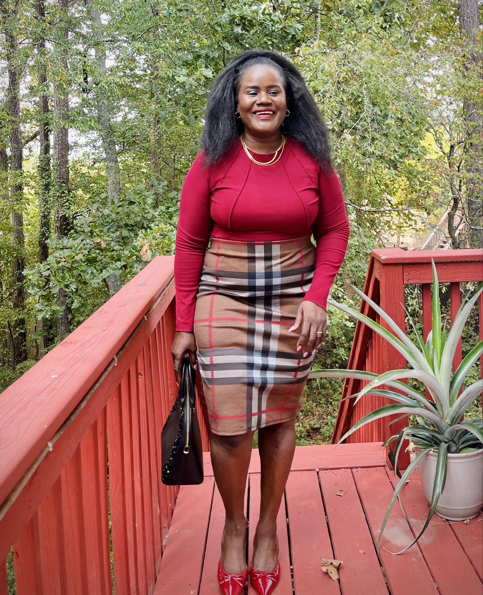 Bold, chic, and ready for fall! 🍁 Nothing beats a classic  pencil skirt paired with a pop of red. Perfect for the office, cocktail hour, or Sunday brunch. Linking my skirt, heels, and similar pieces for you to recreate this timeless look. 👜👠
.

#LTKstyle #LTKfashion #LTKfall #LTKunder50 #LTKootd #LTKworkwear #LTKchic #LTKstyletip #LTKlook


#LTKOver40 #LTKFallSale