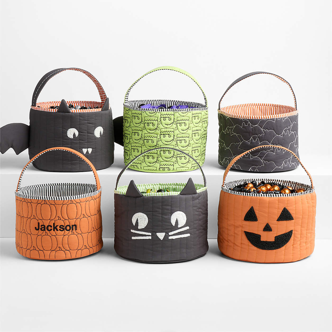Quilted Cat Kids Halloween Treat Bag + Reviews | Crate & Kids | Crate & Barrel