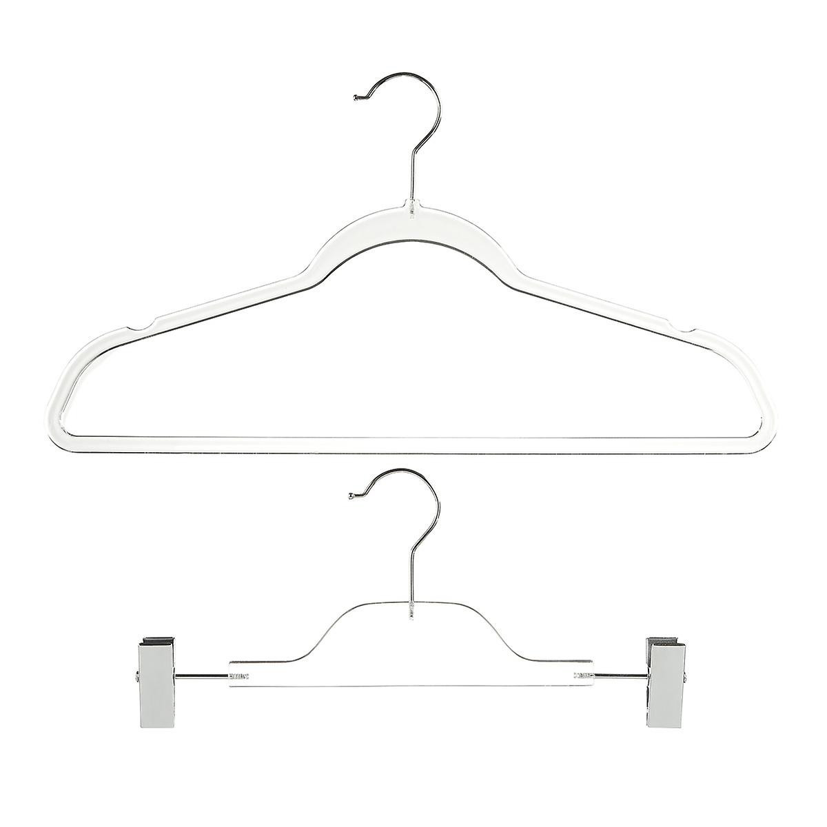 Clear Slim Hangers | The Container Store