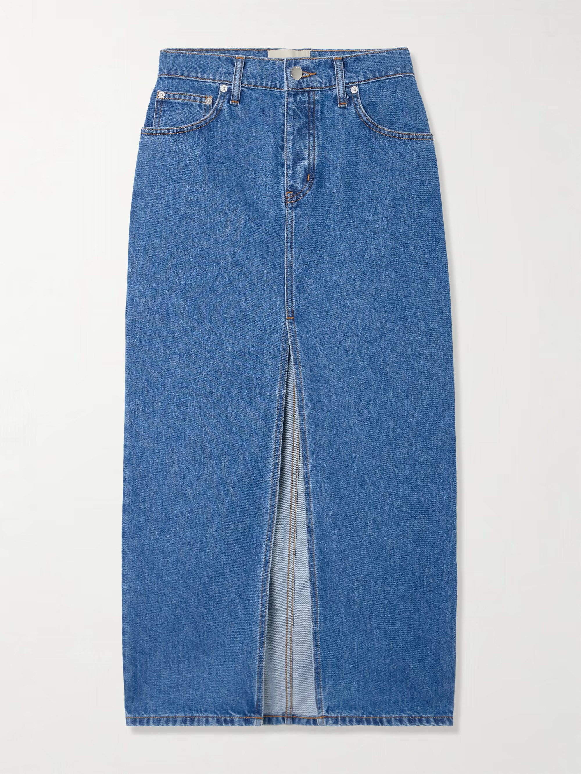 Organic denim maxi skirt | NET-A-PORTER (UK & EU)