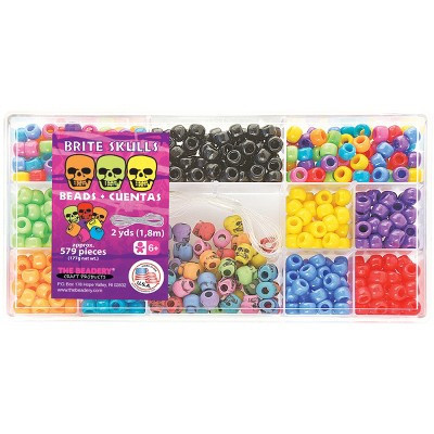 The Beadery Bead Box Kit 6.25oz-Brite Skulls | Target