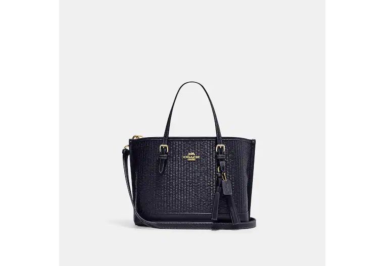 Mollie Tote 25 In Straw | Coach Outlet