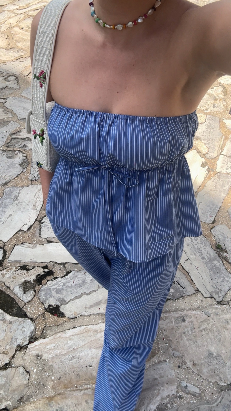 Beach vacation outfit 💙 love this matching set! 

#LTKstyletip #LTKtravel