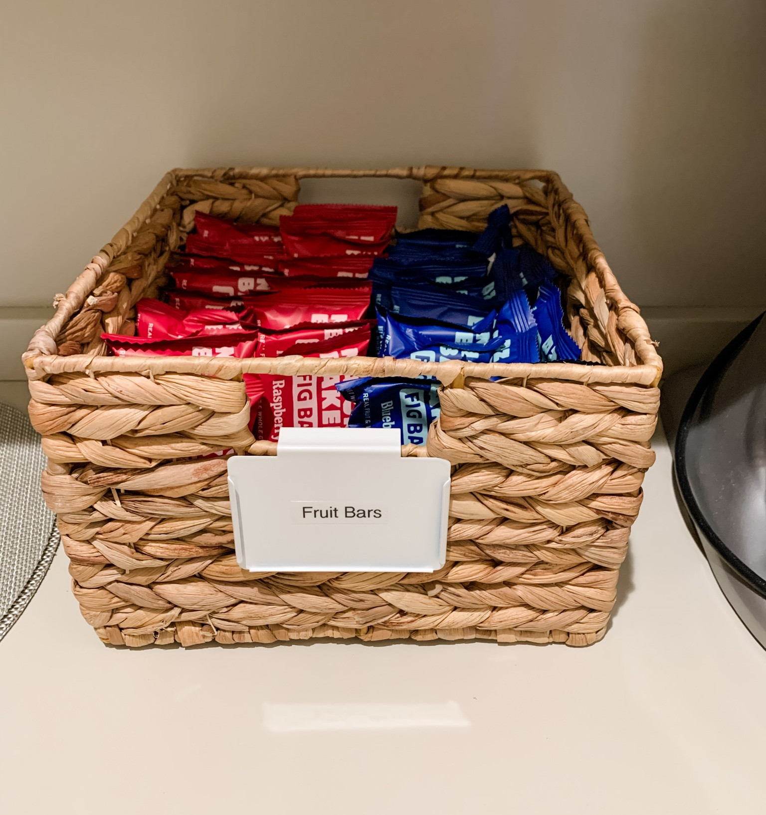 10” Basket in situ. These are great for pantries with 10 or 12 inch deep shelves. And who doesn’t love some symmetry?!

#LTKhome