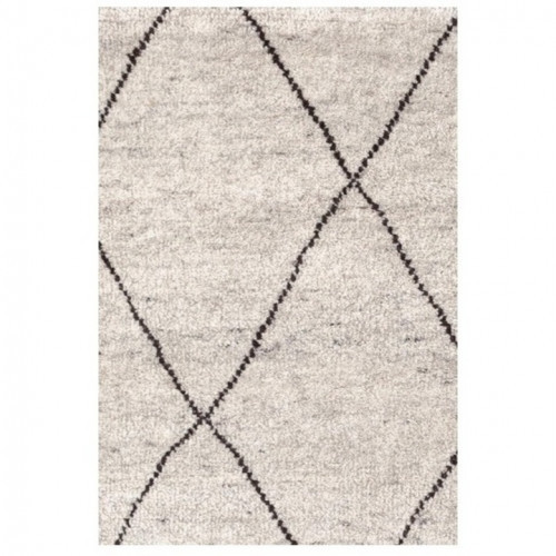 Dash   Albert Numa Charcoal Hand Knotted Rug 5x8 - Hand Knotted | Gracious Style