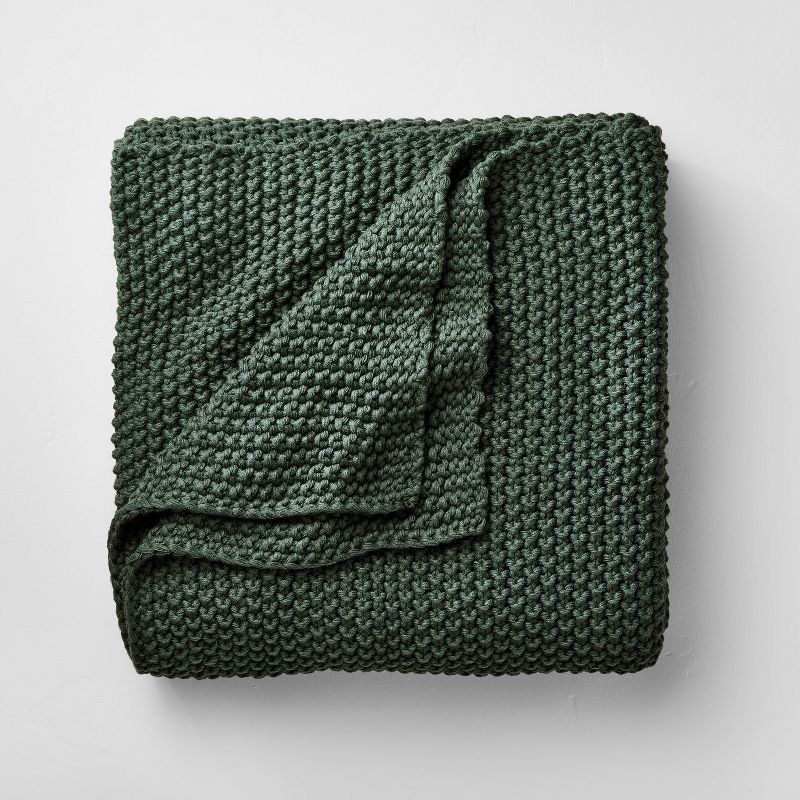 Knit Blanket Dark Teal - Casaluna™ | Target