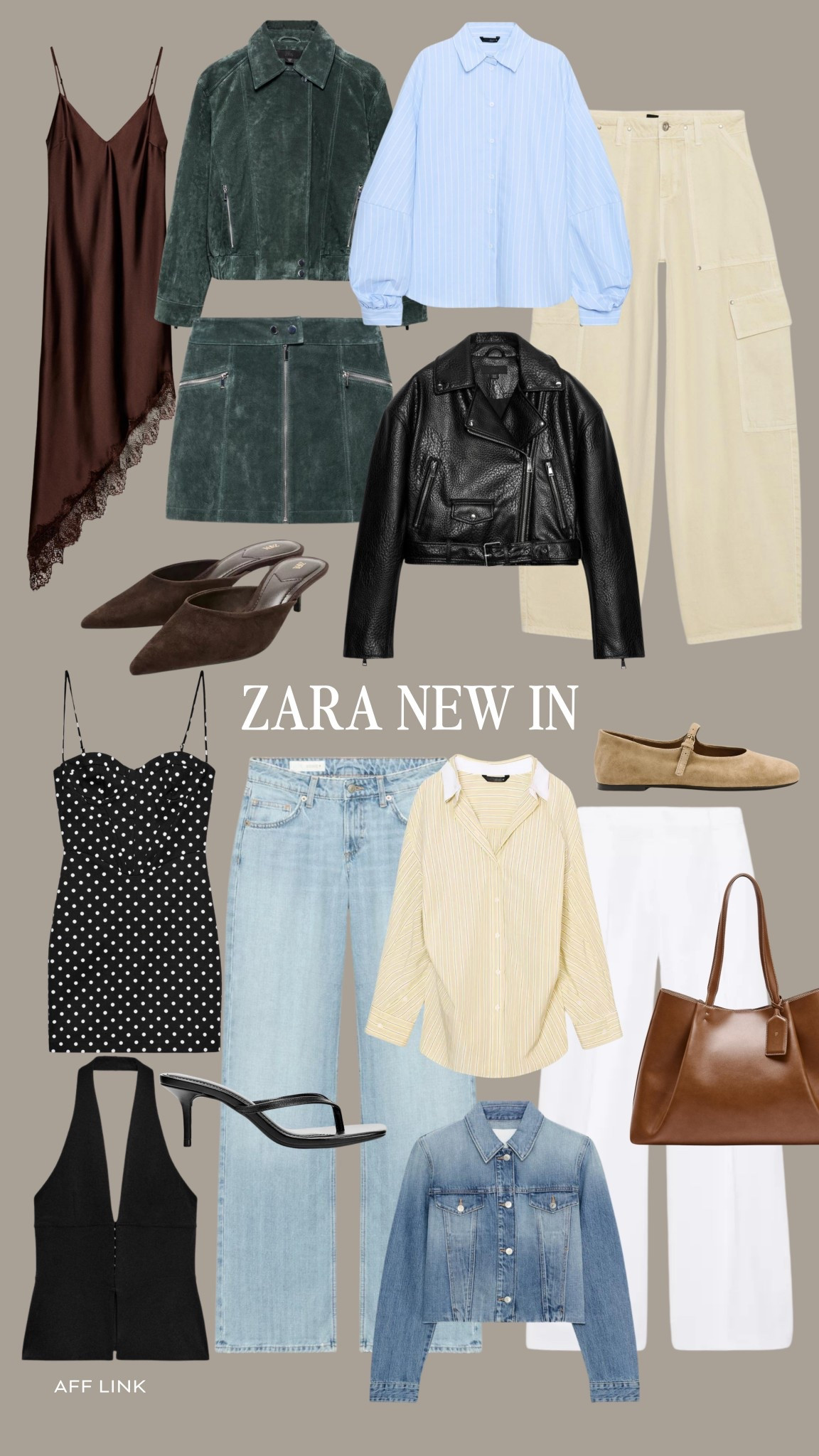Zara New in! 

Wardrobe Staples, Spring Style, Spring Fashion, Spring Outfit, Jeans, Denim Jacket, Cargo Jeans, Polka Dot Dress, Black Co-ord, Satin Dress 
 

 

#LTKuk #LTKspring #LTKeurope