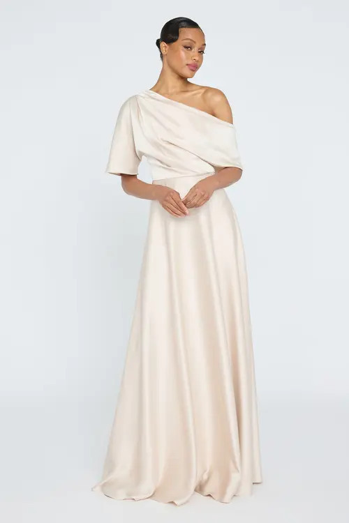 Theia Alessandra Asymmetrical Gown at Nordstrom, Size 4 | Nordstrom