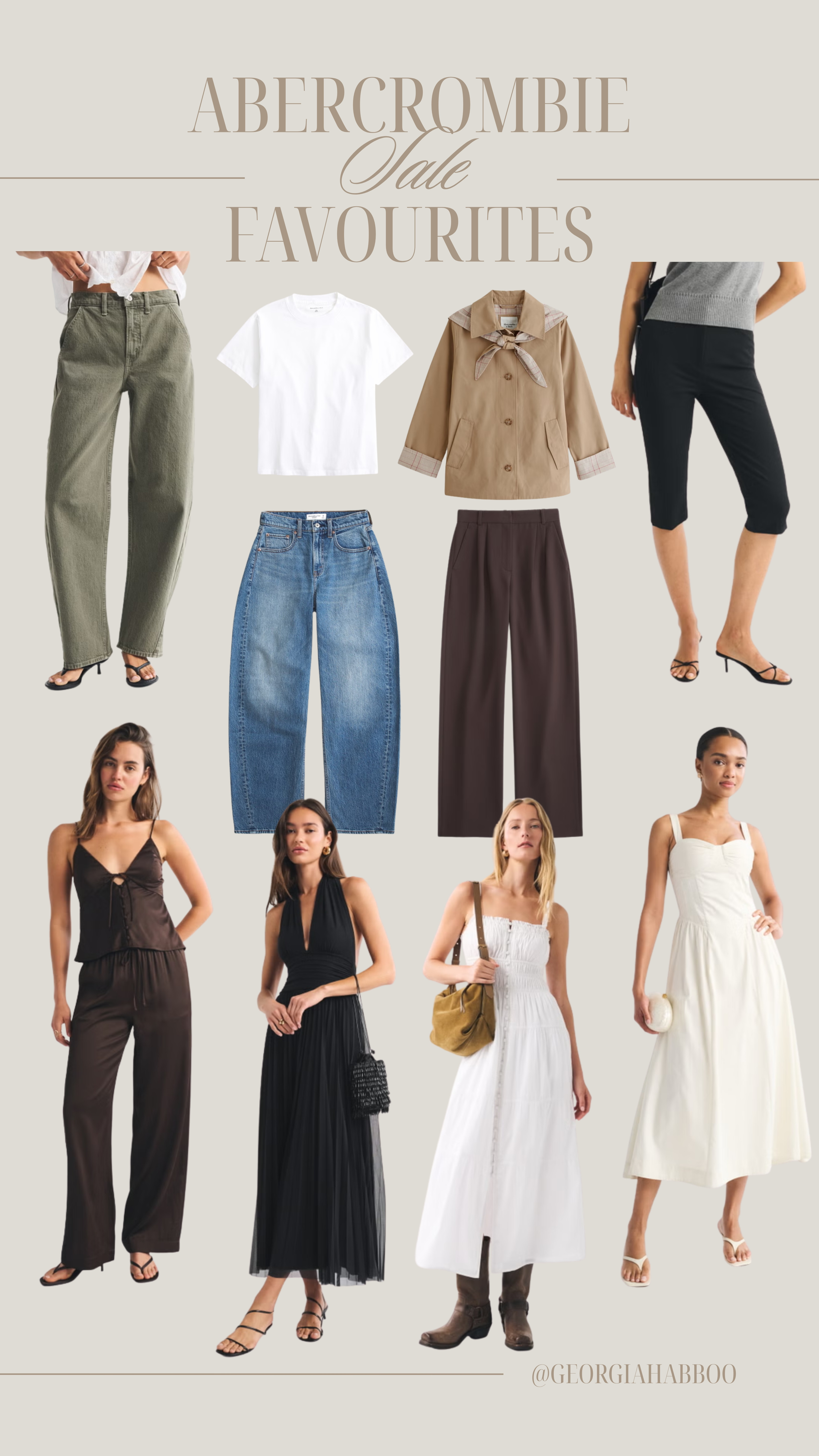 Abercrombie sale faves 🤎 25% off all jeans and 15% off everything else + EXTRA 15% off with code AFxLTK 

 #LTKsummer #LTKautumn #LTKjeans