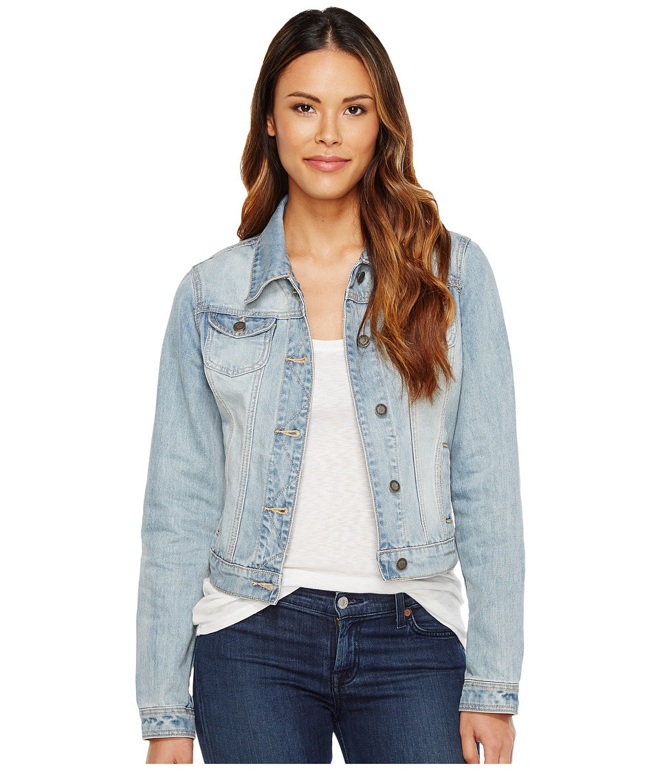 Stetson - Shrunken Denim Jacket (Blue) Women's Coat | Zappos