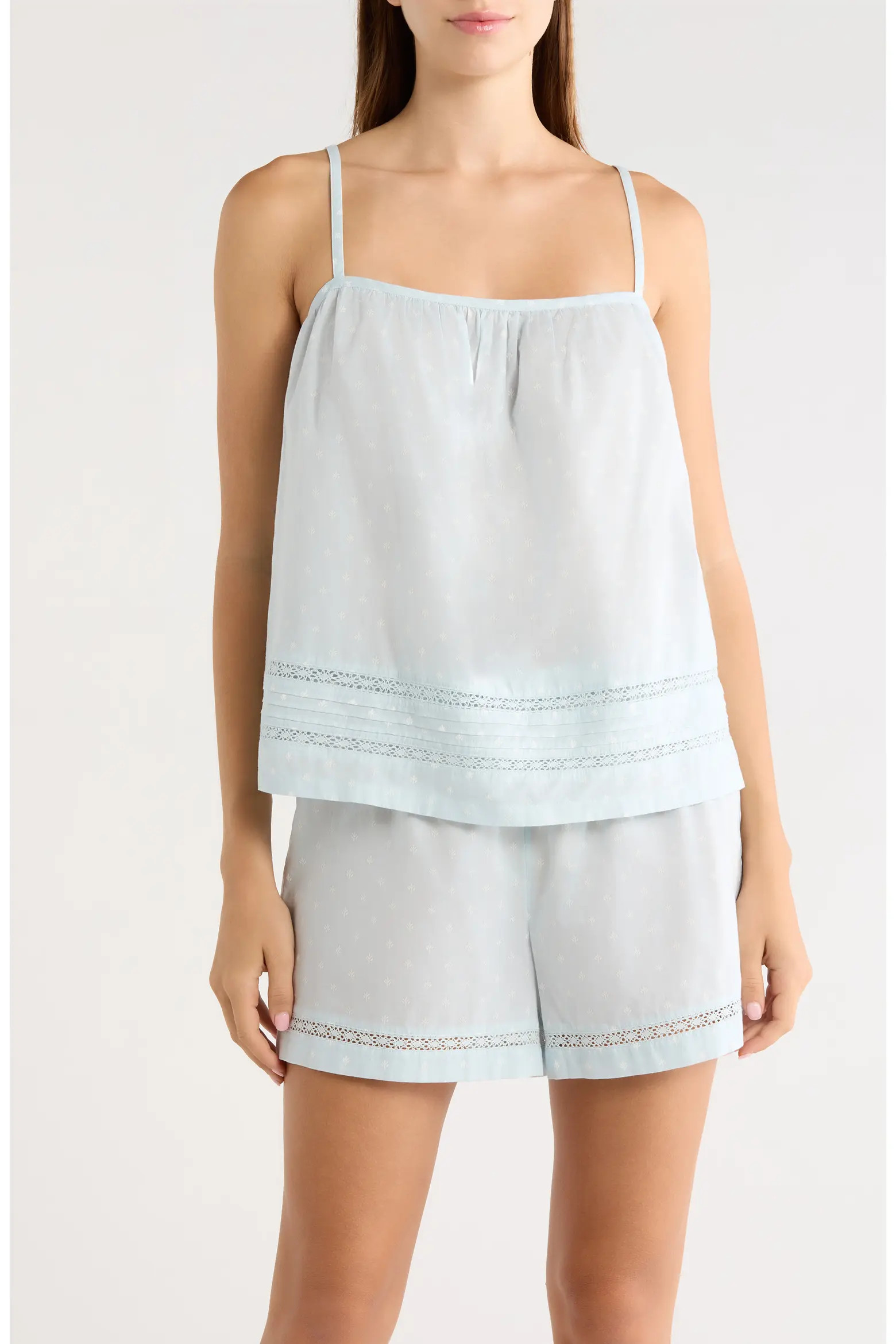 Peached Cotton Lawn Short Pajama Set (Women) | Nordstrom | Nordstrom