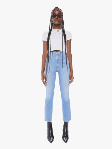 THE HUSTLER ANKLE FRAY - HIGH-LIFE | Mother Denim