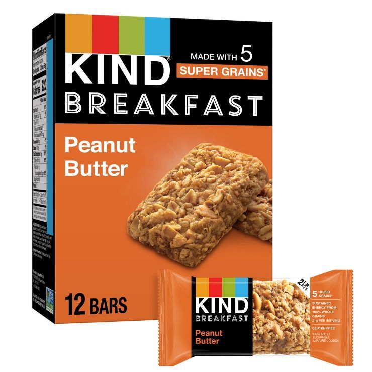 Kind Breakfast Peanut Butter Bars - 6ct | Target