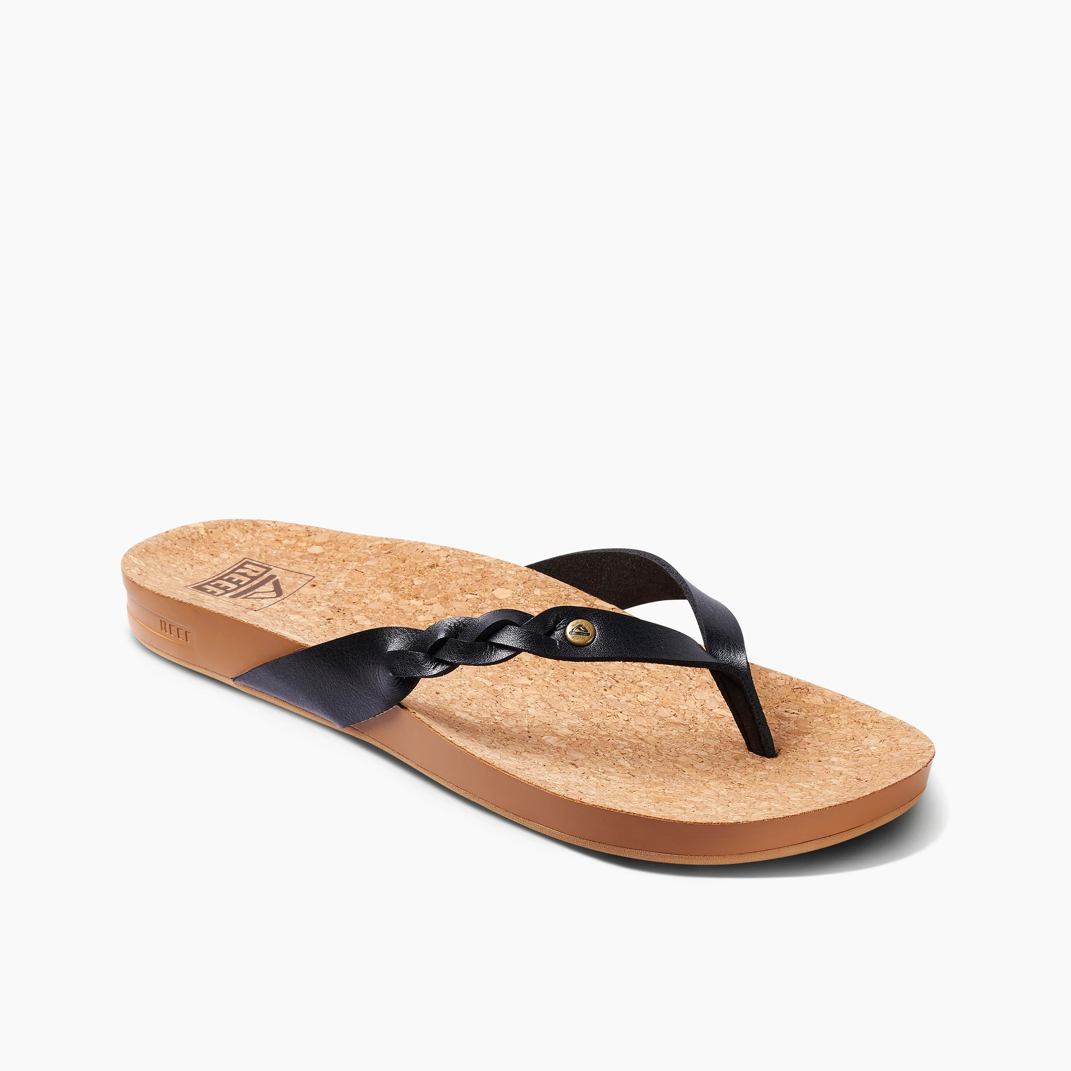 Women's Cushion Court Twist Sandals in Coffee | REEF® | Reef