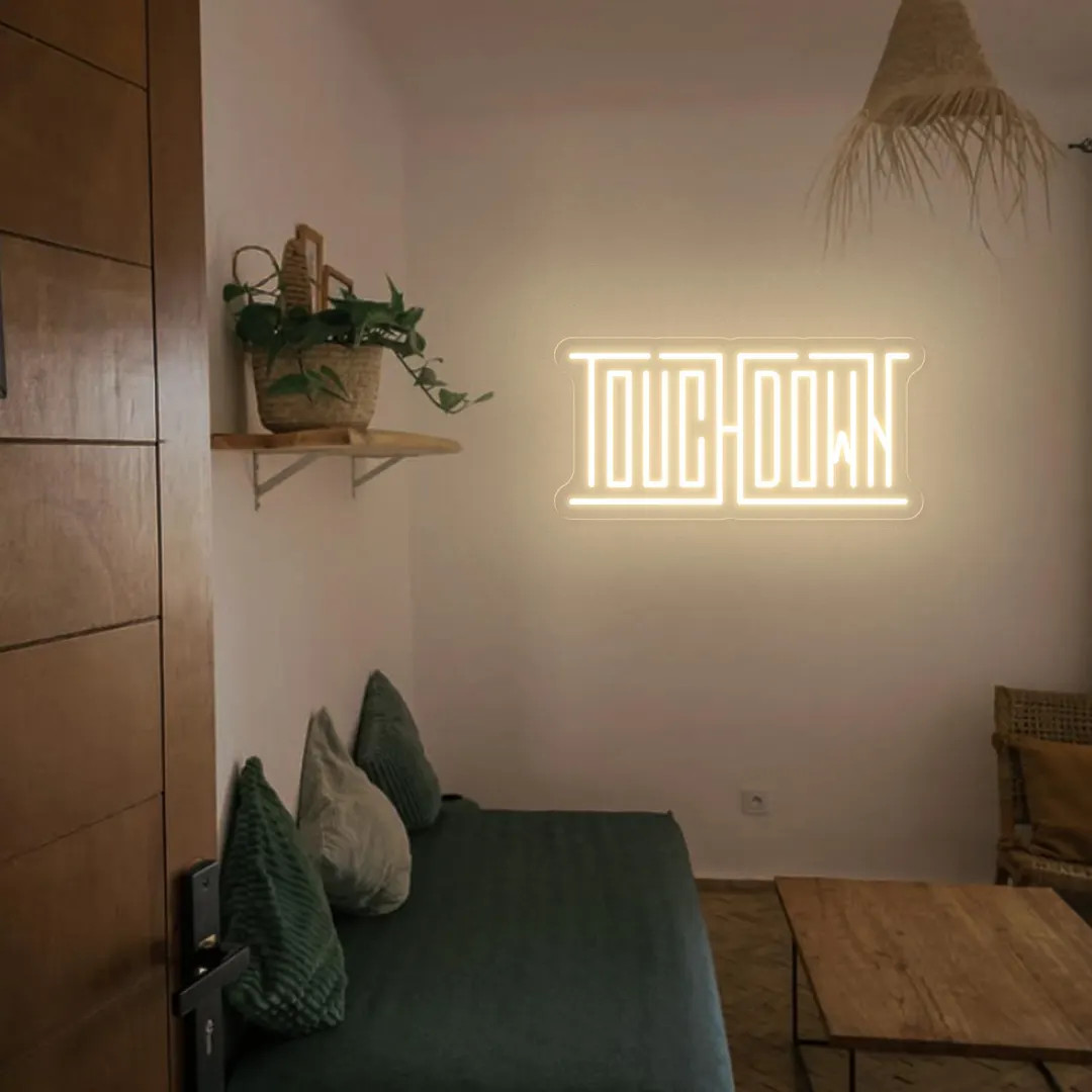 Touchdown Neon Sign: Football Wall Decor, Boys Room Art - Etsy | Etsy (US)