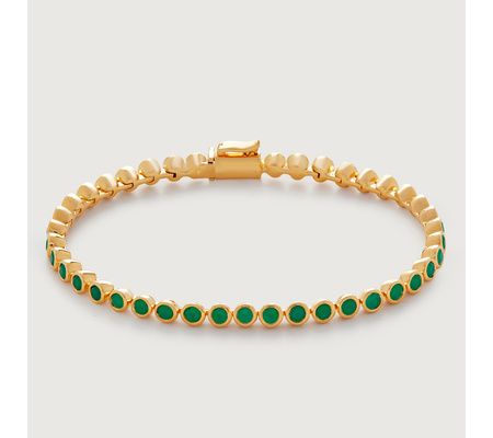 Gemstone Essential Tennis Bracelet | Monica Vinader (Global)