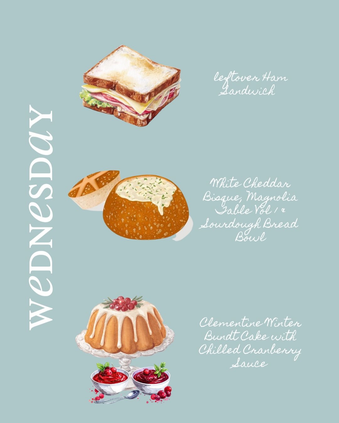 Yesterday felt like one long, happy tumble into the arms of kitchen inspiration. I started my sourdough, launched my new TikTok mealngrace, and before I knew it I had wandered straight into Sourdough Lane. I found a beginner-friendly way to make sourdough bread bowls for tonight’s white cheddar bisque, which felt like stumbling upon buried treasure.

Somewhere between my stretch-and-folds  and watching discard recipe reels, I got hungry so I made myself a cheesy skillet bread using my own sourdough discard. Zero regrets.

Dinner was its own little victory. Leftover ham folded itself perfectly into Magnolia Table’s scalloped potatoes, and because leftovers like to multiply when you are not looking, today I will turn what remains into a ham and Gruyere melt. And while I wish I had some fresh sourdough for this sandwich, I will be saving those loaves for the bread bowls tonight, so no extra slices this time.

And the sweetest ending to the night was finally perfecting the recipe for the Foodhism winter issue: Clementine Winter Bundt Cake with Chilled Cranberry Sauce (out 12-21). It is resting now, letting the flavors settle and bloom. A bright, refreshing finish after a heavier dinner and exactly the kind of dessert that tastes better once it has taken a breath.

What are you making today? 

Gracefully yours,
🫶🏻 Jeanie Jo

#LTKdayinmylife #LTKHoliday #LTKfoodie