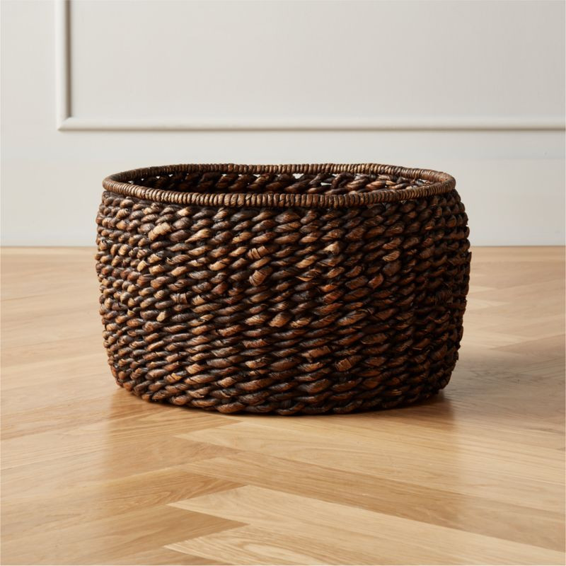 Alvera Espresso Small Bowl Basket | CB2 | CB2