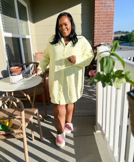 Just a proud plant 🪴mom growing plants and some fruit on my patio ☀️ Cozy slippers and lounge button up from Target all linked below ⬇️ 

Patio / outdoor / lounge / chartreuse / Target finds / flowers 🌸 

#LTKHome #LTKSeasonal #LTKFindsUnder50