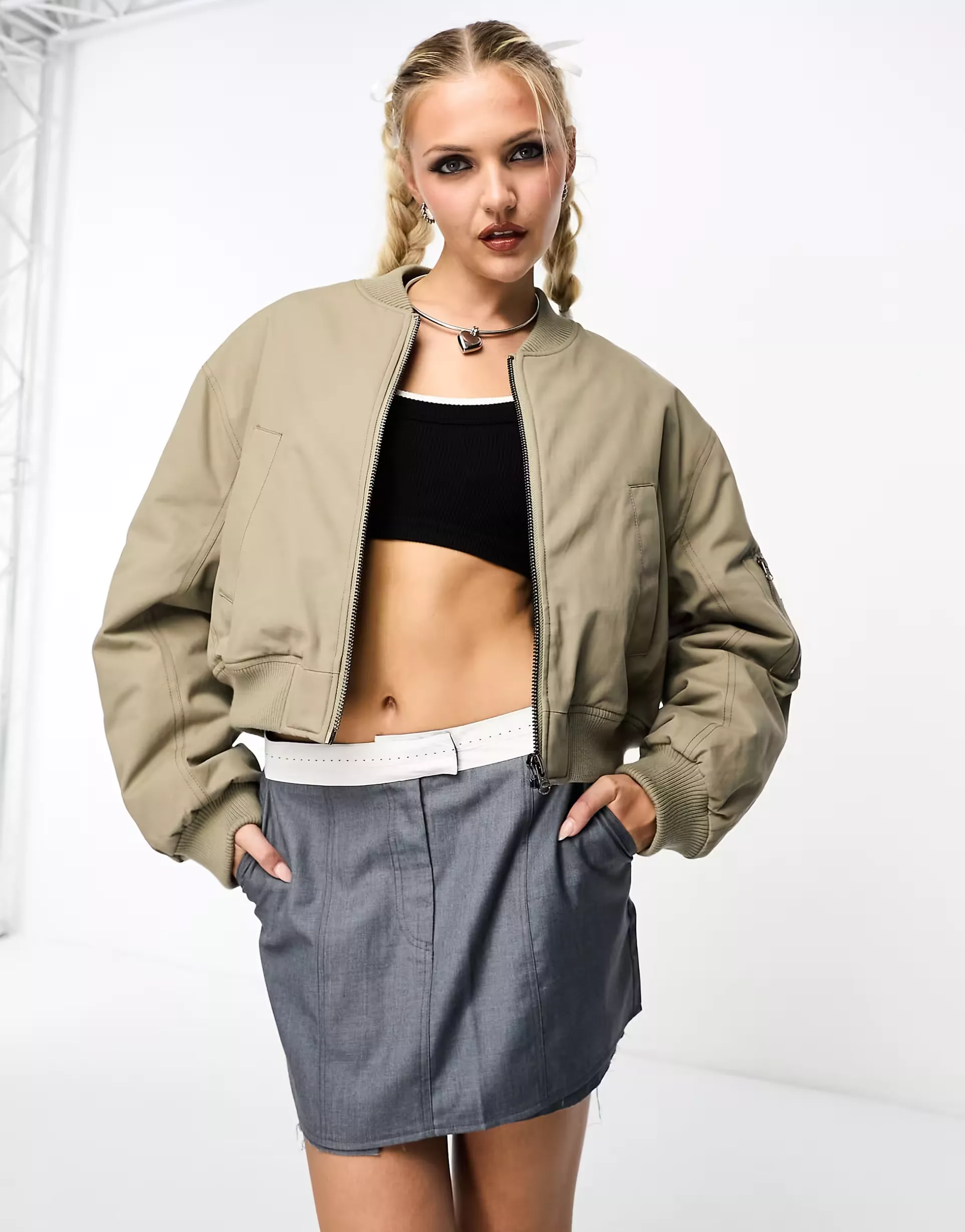 ASOS DESIGN smart bomber jacket in … curated on LTK